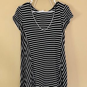 Black White Striped Tshirt Dress | Poshmark